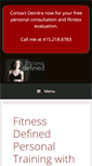 Mobile Screenshot of fitnessdefinedmarin.com